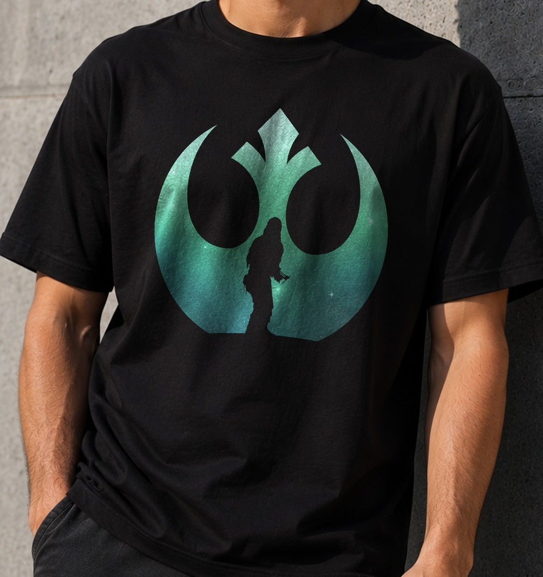 Camiseta Rebel Wookie – Star Wars (negra)