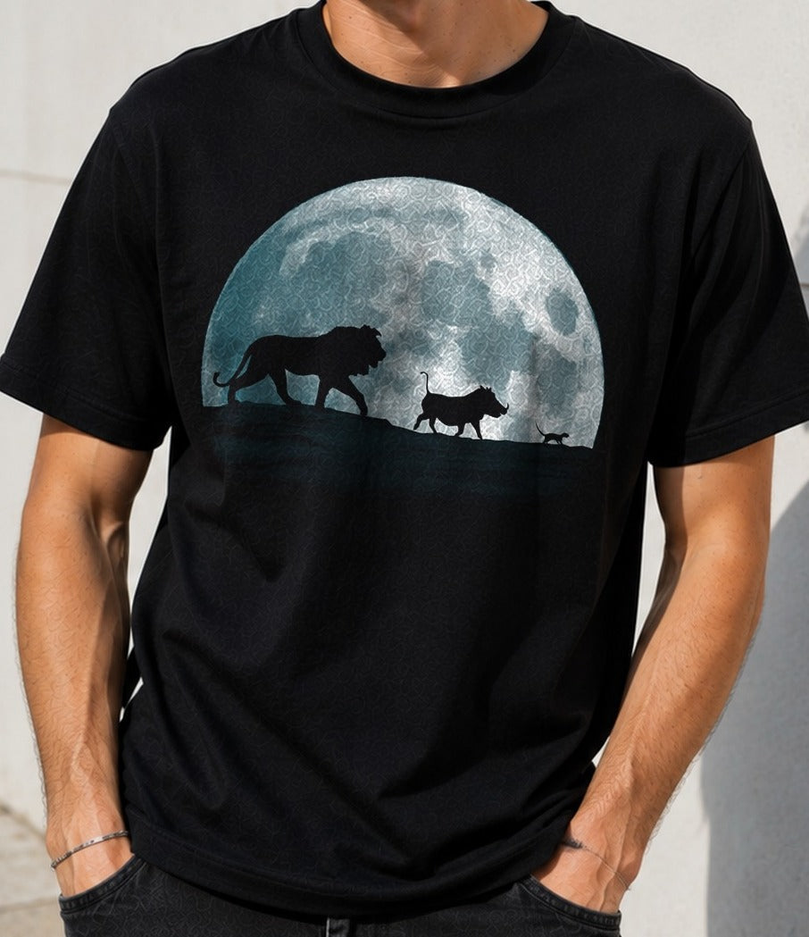 Camiseta Remake Matata – El Rey León (negra)