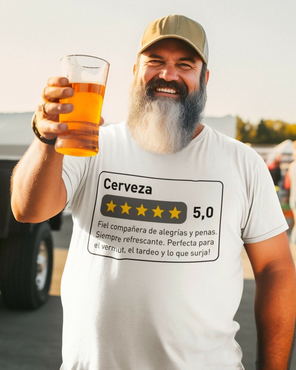 Camiseta Reseña cerveza - El Cajón Friki