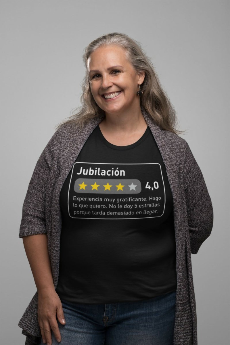 Camiseta Reseña jubilación - El Cajón Friki