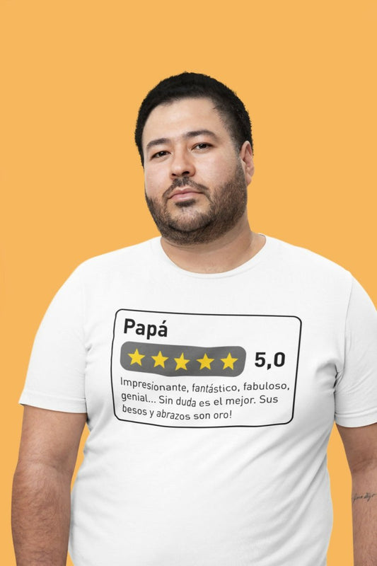 Camiseta Reseña papá - El Cajón Friki