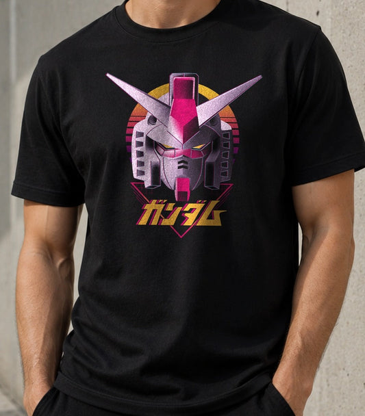 Camiseta Retro RX-78-2 – Gundam (negra)