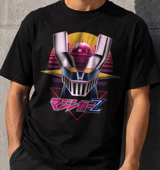 Camiseta Retro Z – Mazinger Z (negra)