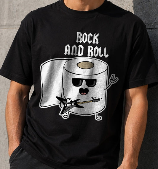 Camiseta Rock And Roll – Regalo para rockeros (negra)