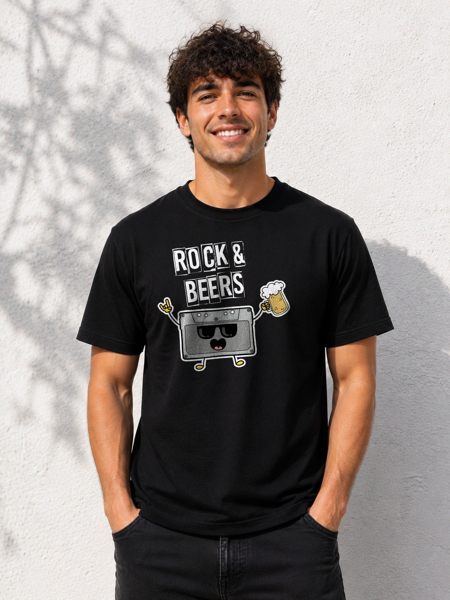 Camiseta Rock&Beers – Regalo para amantes del rock y la cerveza