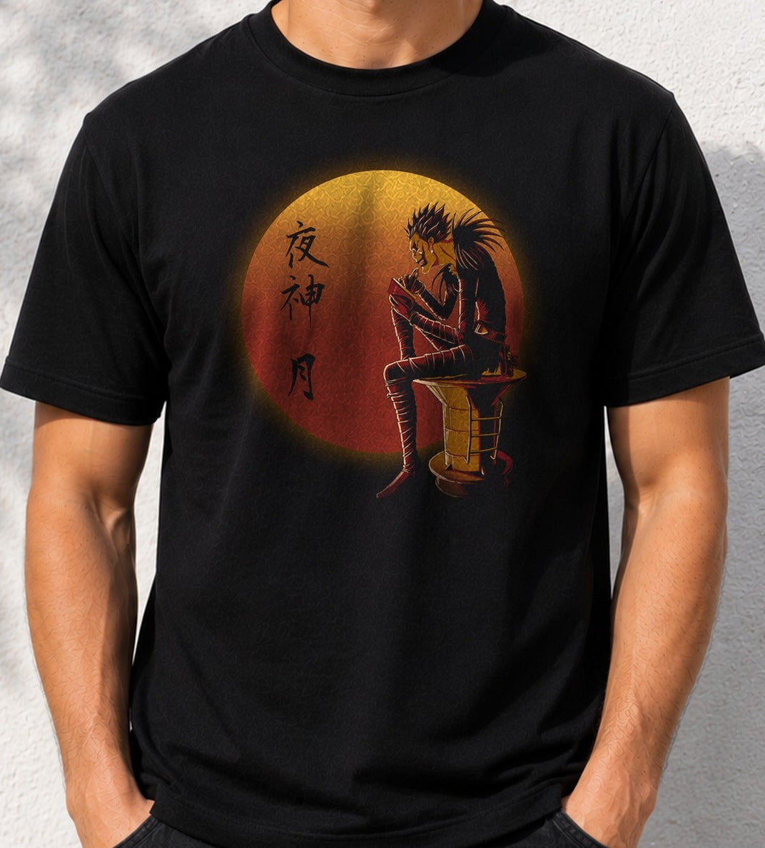 Camiseta Ryuk on Sunset – Death Note (negra)