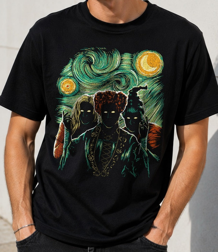 Camiseta Salem Night – Hocus Pocus (negra)