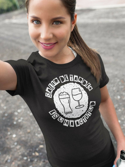 Camiseta Salir de tardeo - El Cajón Friki