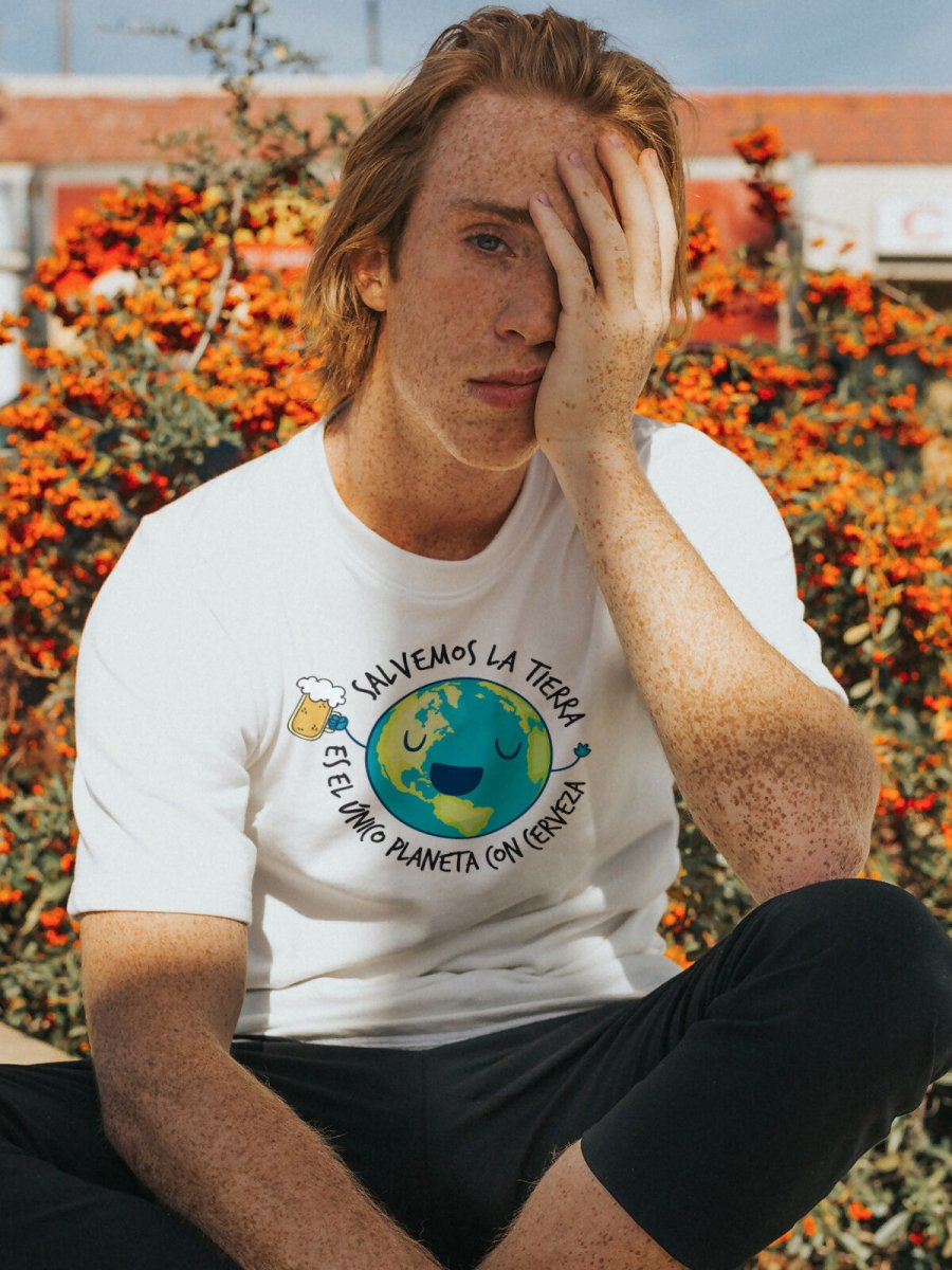Camiseta Salvemos La Tierra - El Cajón Friki