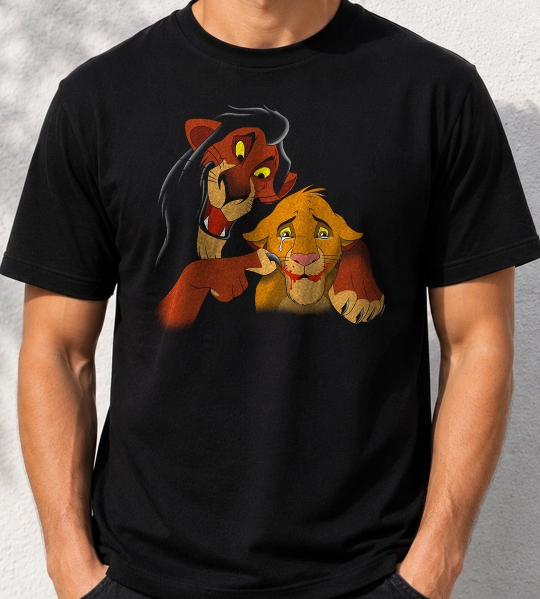 Camiseta Scar Joke – El Rey León (negra)