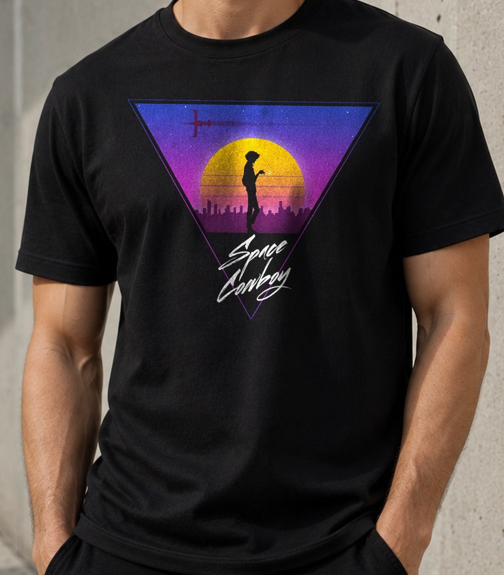 Camiseta See you... – Cowboy Bebop (negra)