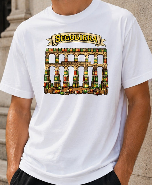 Camiseta Segobirra – Regalo para amantes de la cerveza (blanca)
