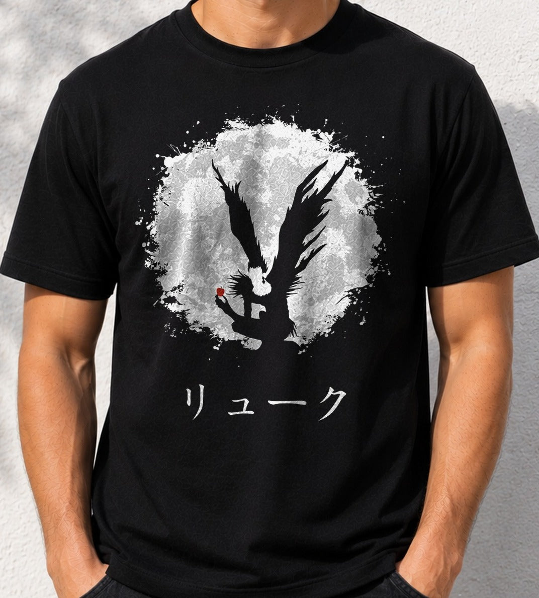 Camiseta Shinigami – Ryuk de Death Note (negra)