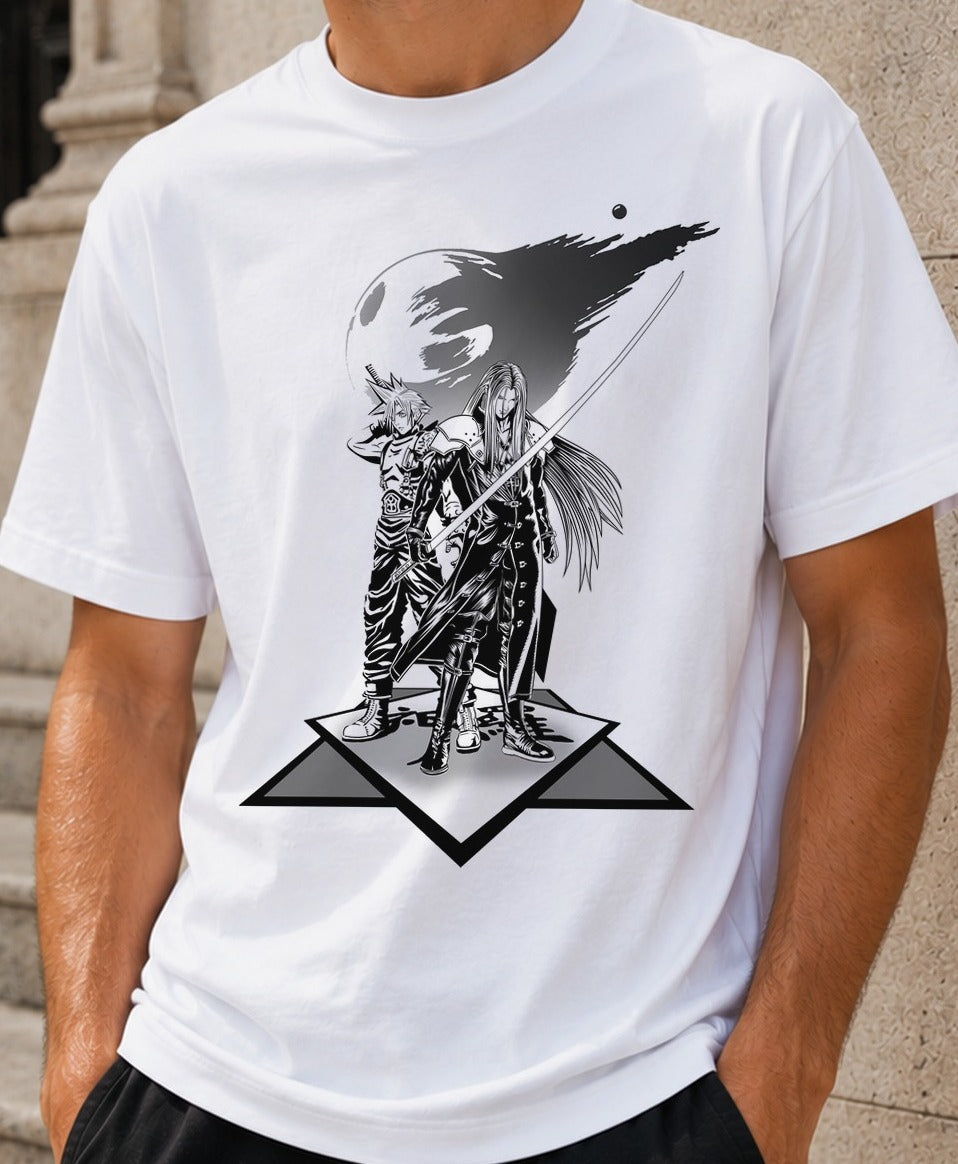 Camiseta SOLDIER – Final Fantasy VII (blanca)