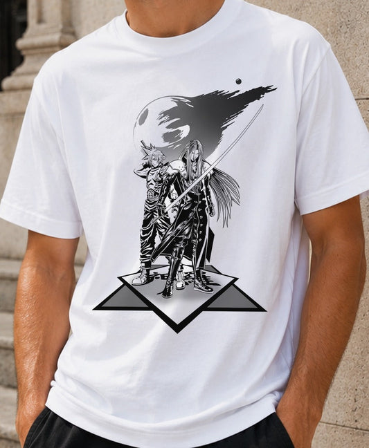 Camiseta SOLDIER – Final Fantasy VII (blanca)