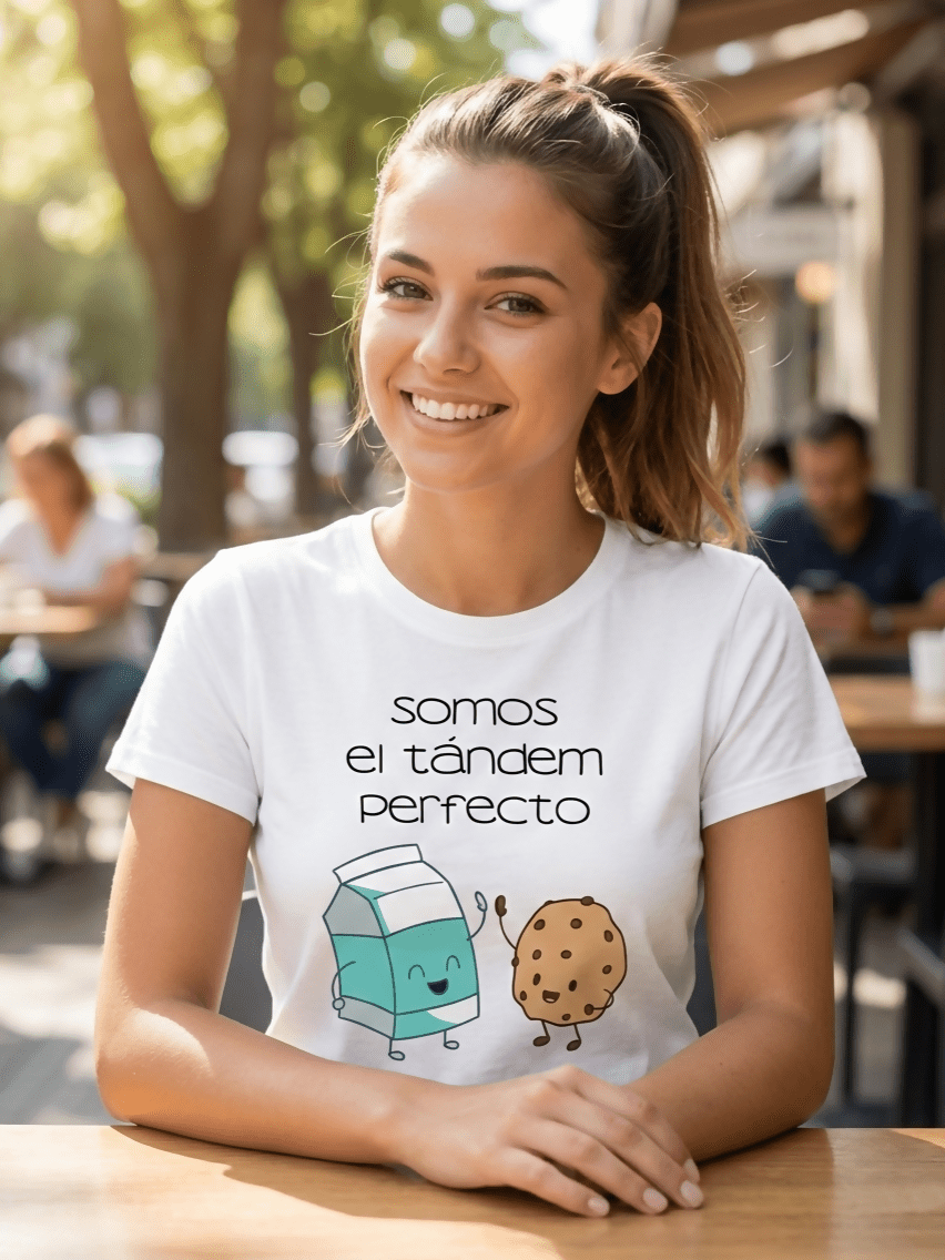 Camiseta Somos el tándem perfecto - El Cajón Friki