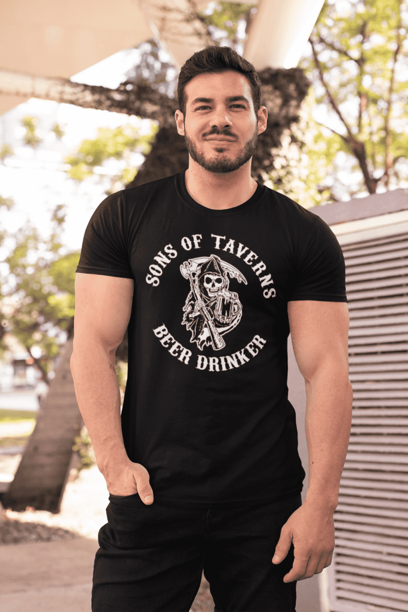 Camiseta Sons of Tavers (Beer) - El Cajón Friki