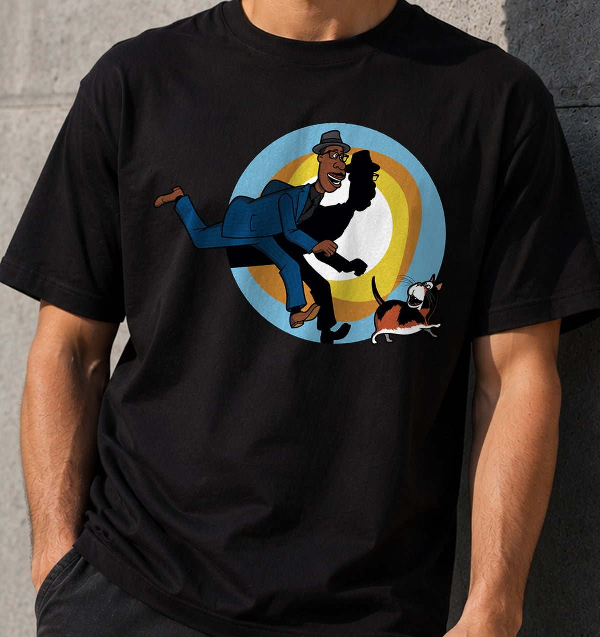 Camiseta Soul Adventures – Jazz y Almas en Fuga (negra)