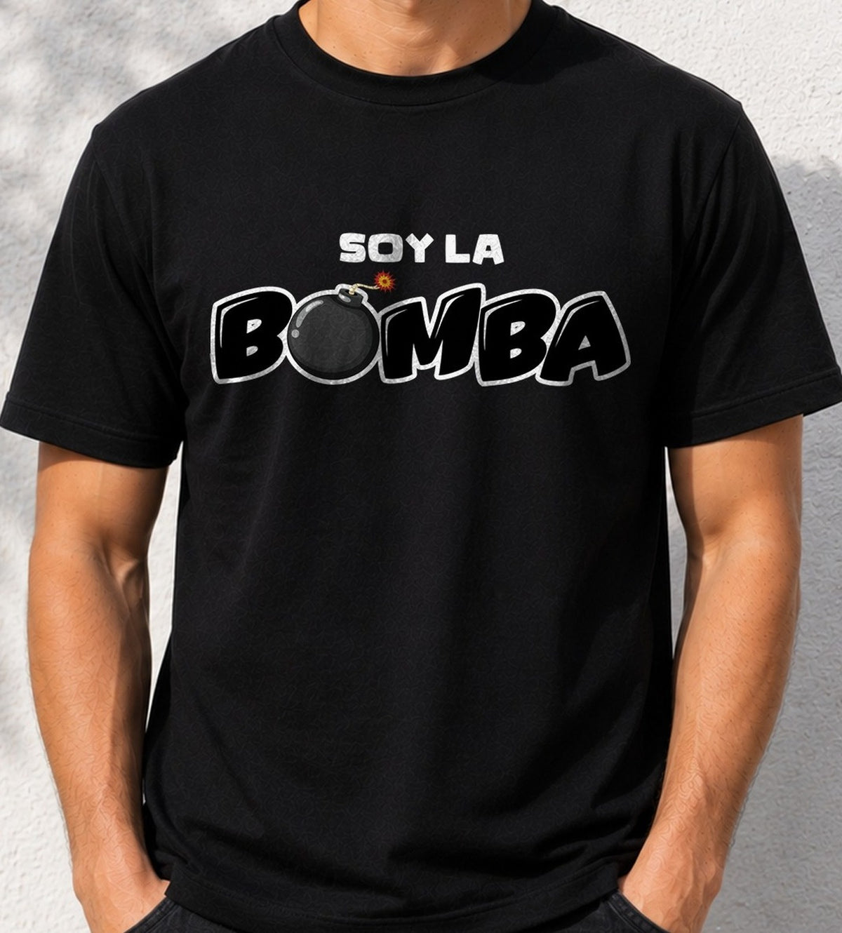 Camiseta Soy la Bomba – Regalo para cumpleaños (negra)