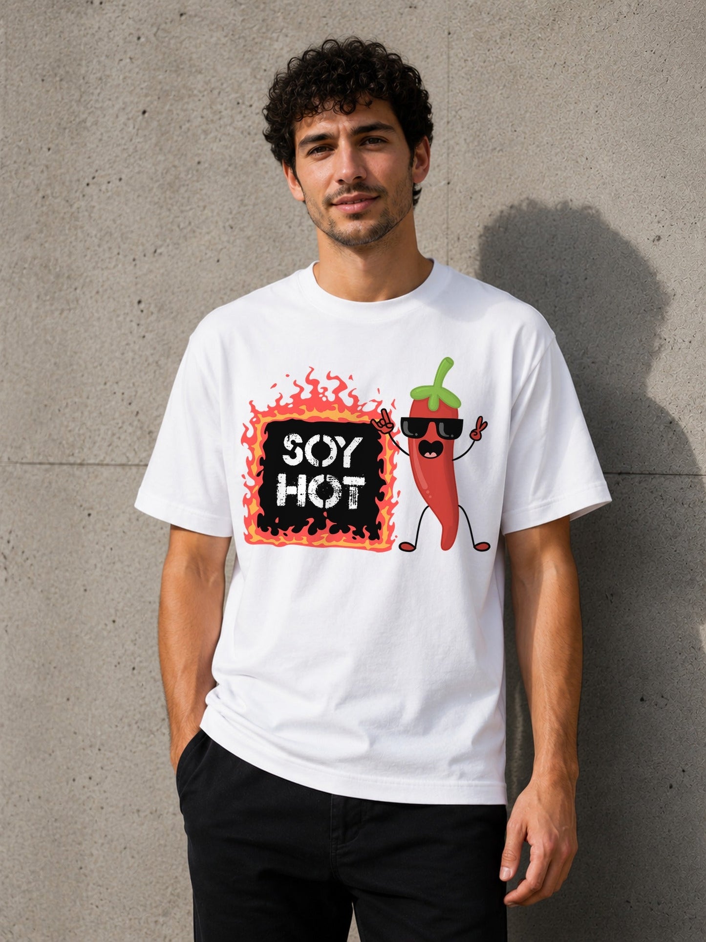 Camiseta con el diseño Soy Hot – Regalo picante para los que se lo tienen creído, de Paranoia Records