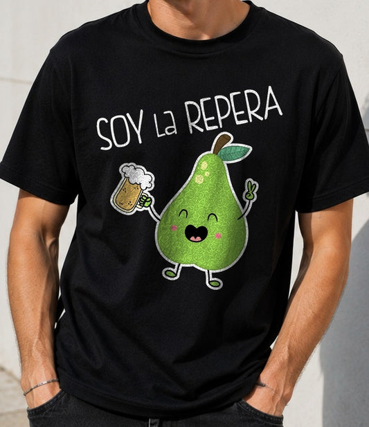 Camiseta Soy la Repera – Regalo para cerveceros (negra)
