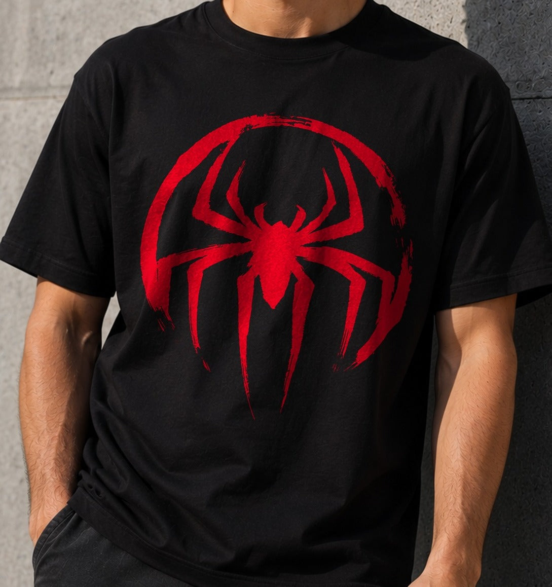 Camiseta Spider Ink – Spider-Man (negra)