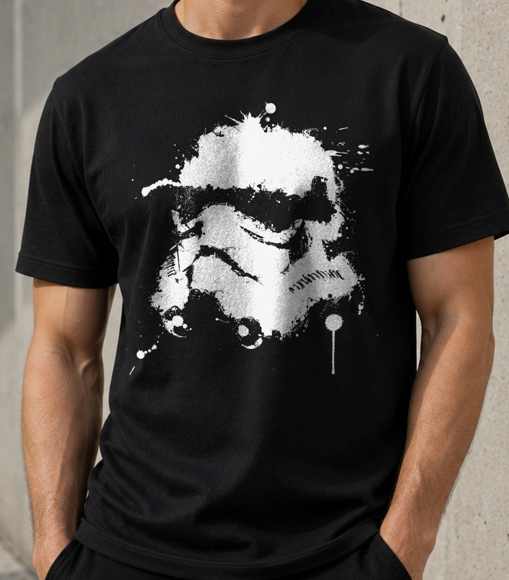 Camiseta Splatted Helmet – Stormtrooper de Star Wars (negra)