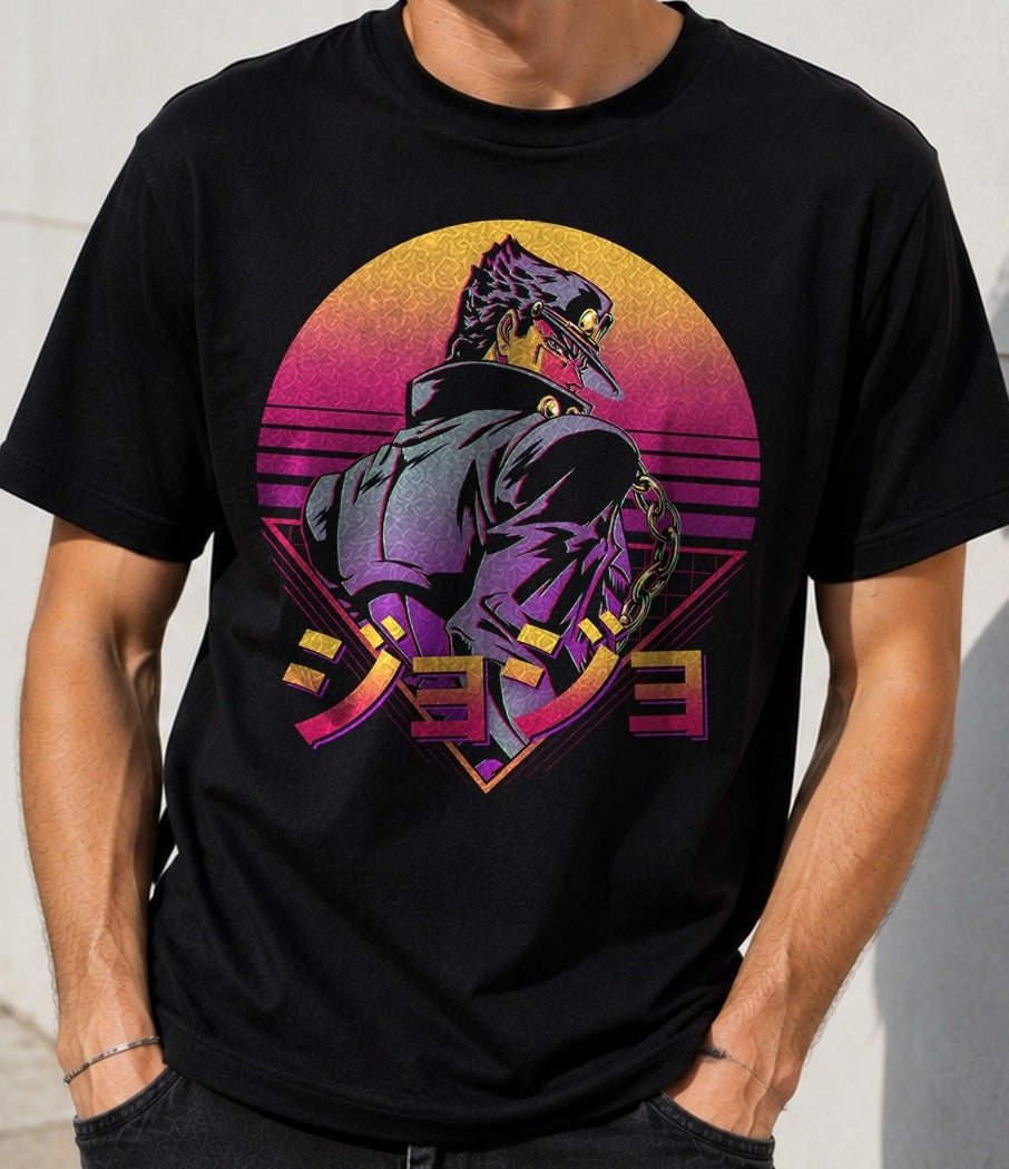Camiseta Stand User – JoJo's Bizarre Adventure (negra)
