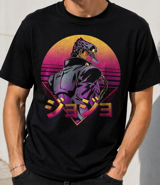Camiseta Stand User – JoJo's Bizarre Adventure (negra)