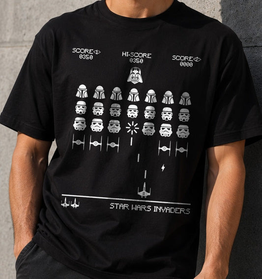 Camiseta Star Wars Invaders – Star Wars (negra)