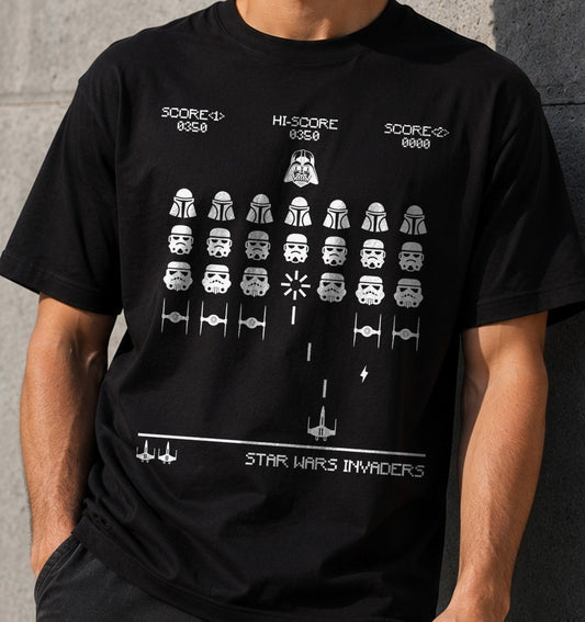 Camiseta Star Wars Invaders – Star Wars (negra)