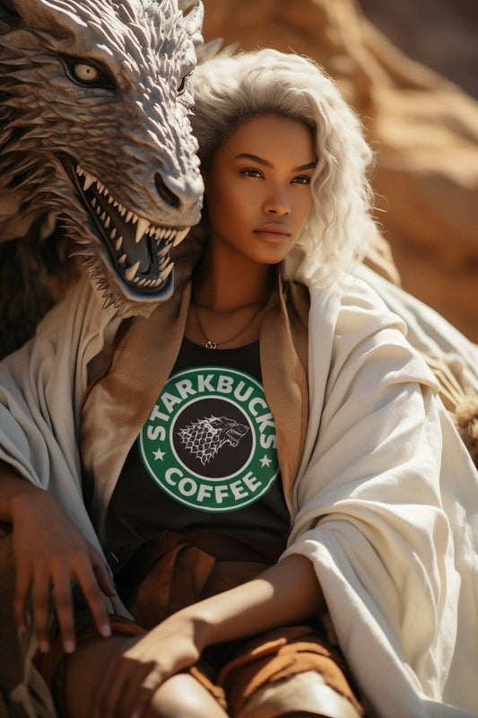 Camiseta Starkbucks - El Cajón Friki