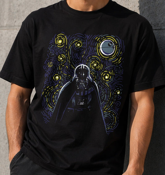 Camiseta Starry Dark Side – Star Wars (negra)
