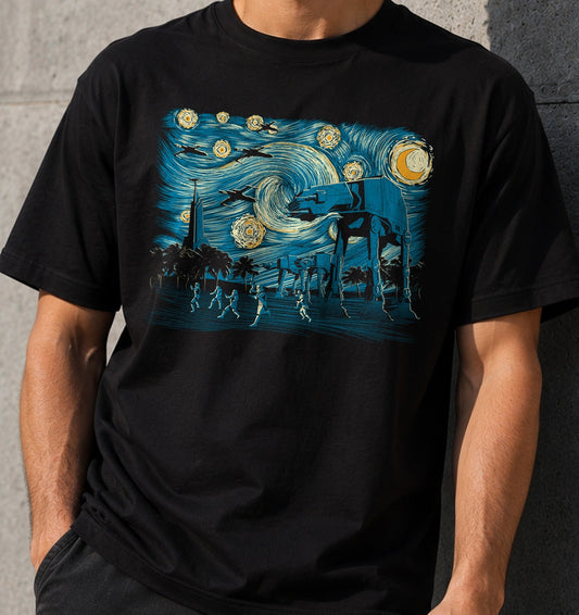 Camiseta Starry Scarif – Rogue One de Star Wars (negra)