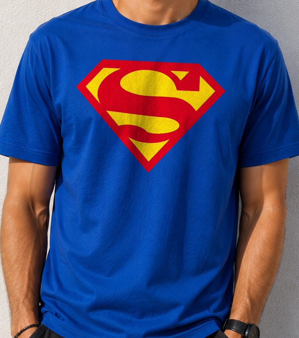 Camiseta Superman – El Escudo de DC Comics (azul)