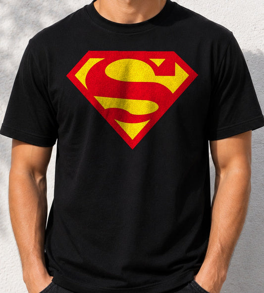 Camiseta Superman – El Escudo de DC Comics (negra)