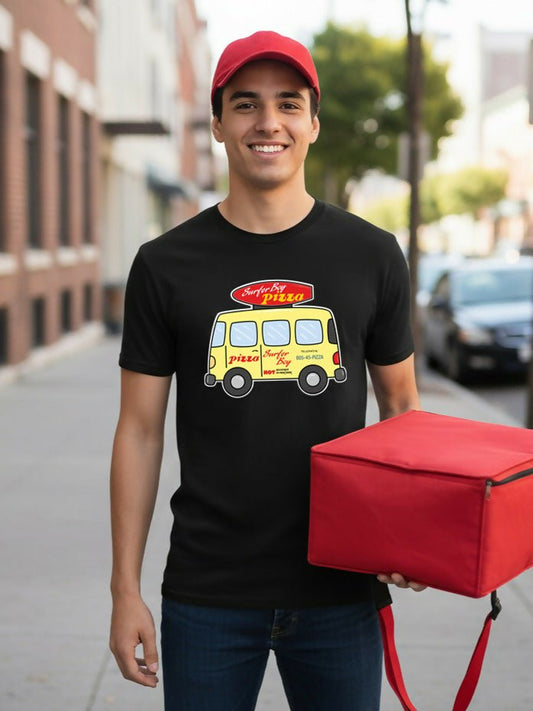 Camiseta Surfer Boy Pizza - El Cajón Friki