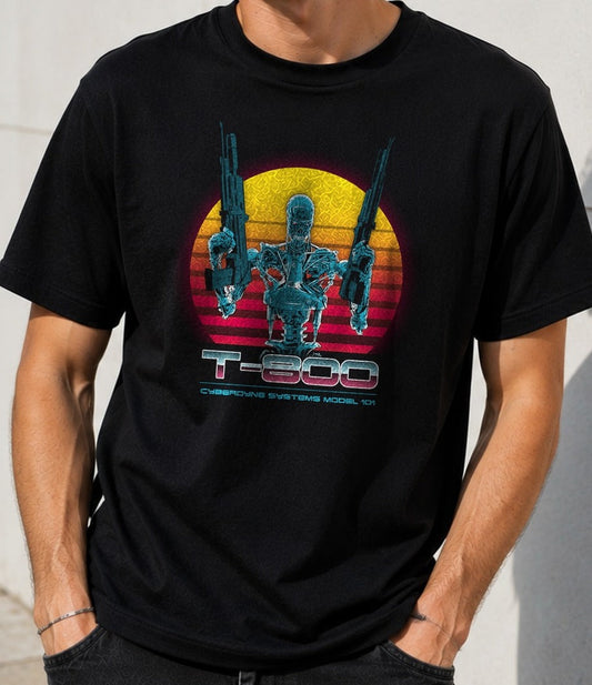 Camiseta T-800 Series – Terminator (negra)