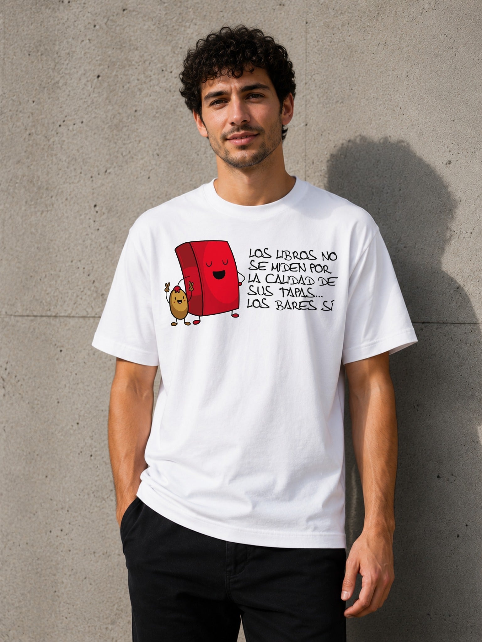 Camiseta con el diseño Tapas – Regalo para amantes de los bares, de Paranoia Records