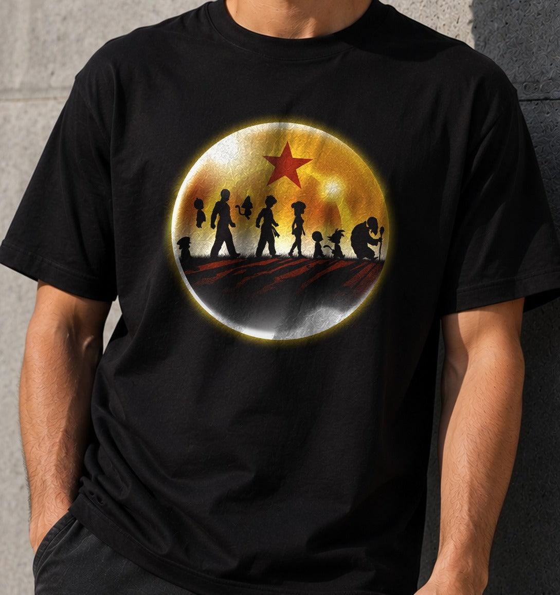 Camiseta The Adventure of the Dragon – Dragon Ball (negra)