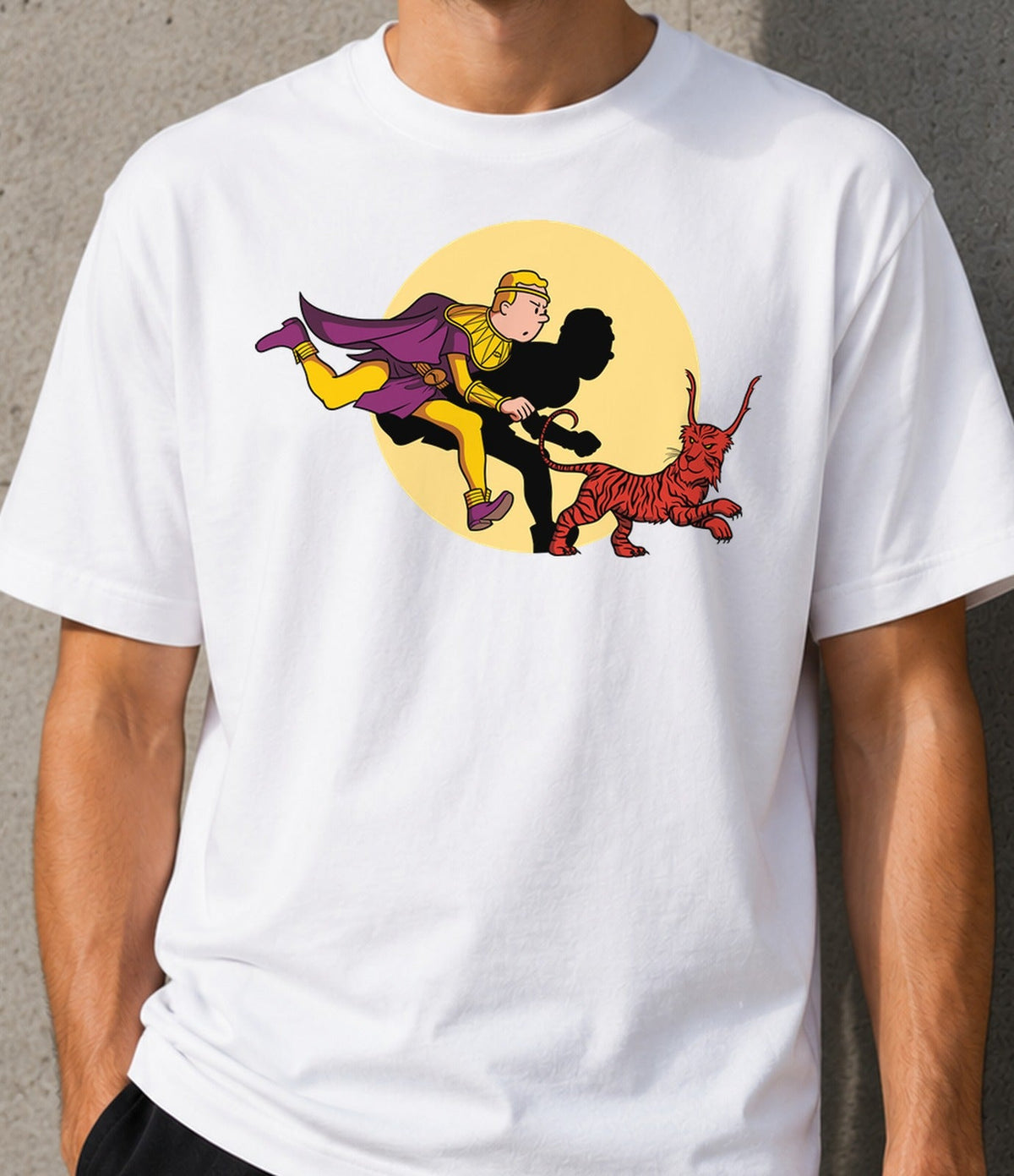 Camiseta The Adventures of Ozymandias – Cómic Clásico y Fantasía Heroica (blanca)