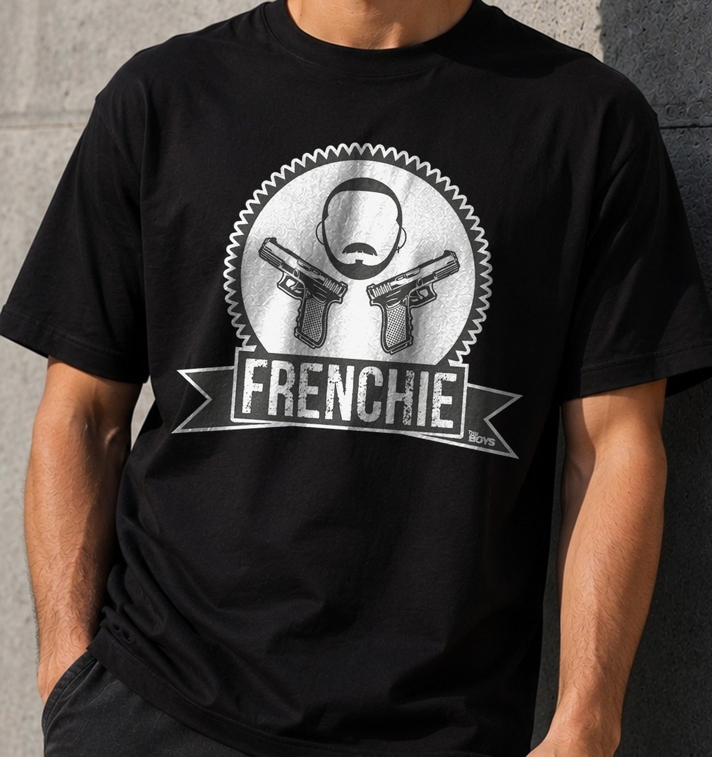 Camiseta Frenchie – The Boys (negra)