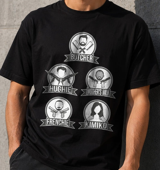 Camiseta The Boys – Todo el Equipo (negra)