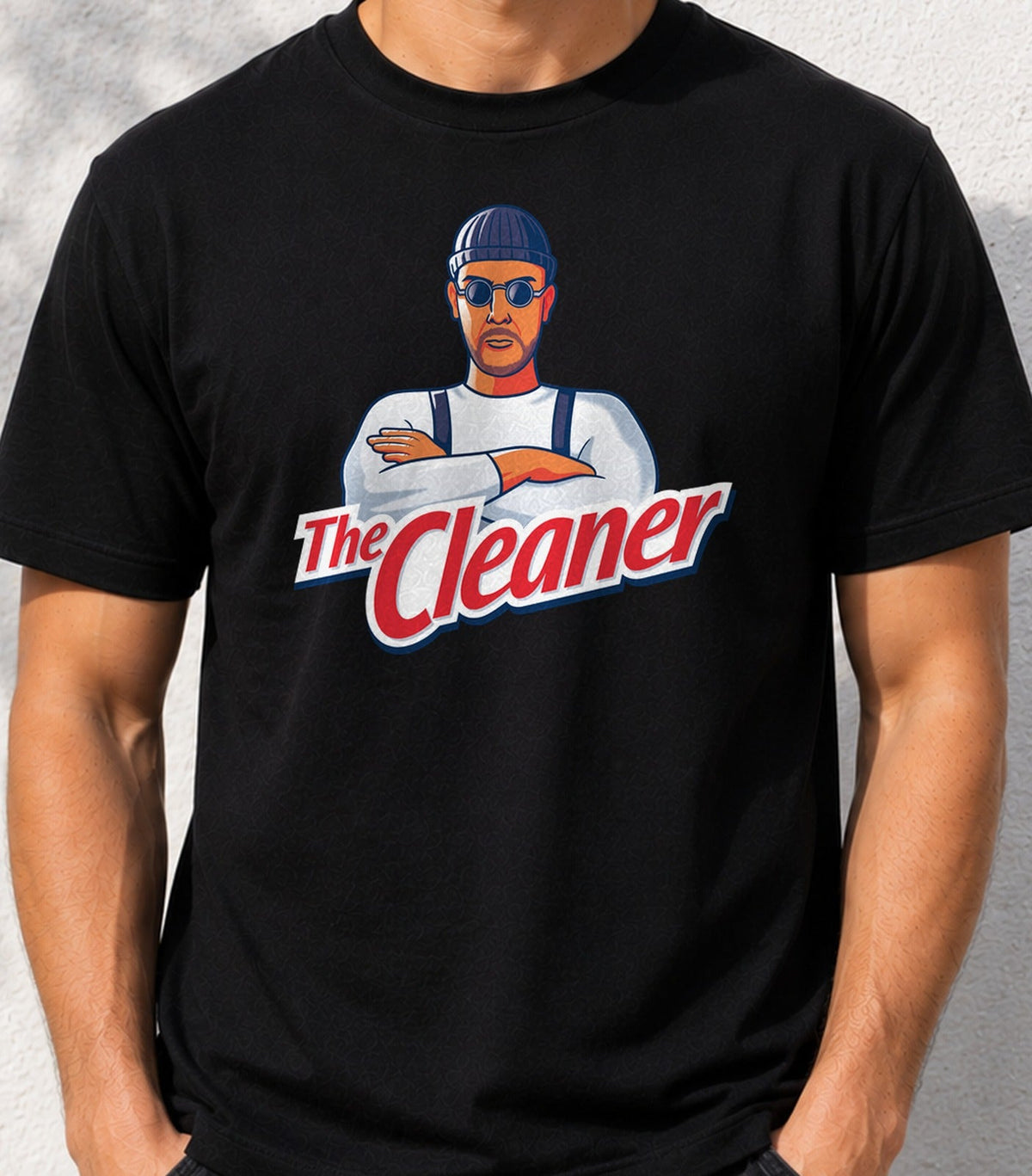 Camiseta The Cleaner – Sicario de Cine de los 90 (negra)