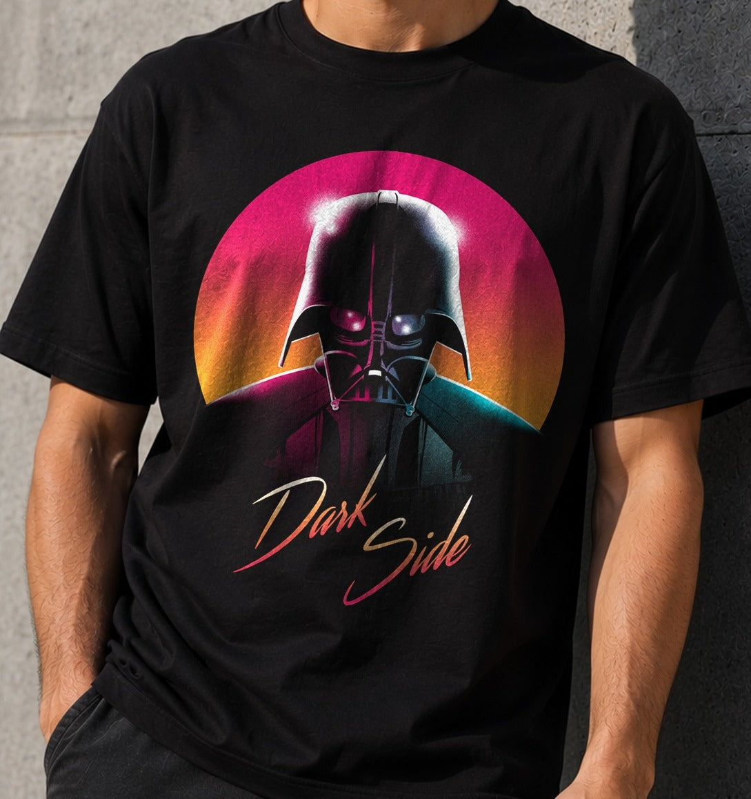 Camiseta The Dark Side – Darth Vader de Star Wars (negra)