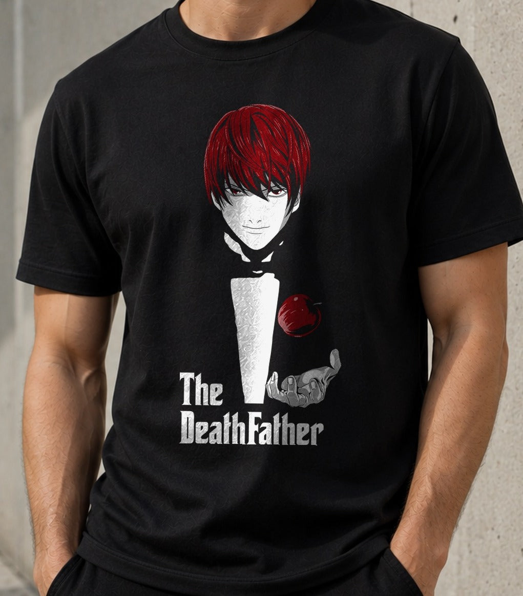 Camiseta The Death Father – Light Yagami de Death Note (negra)