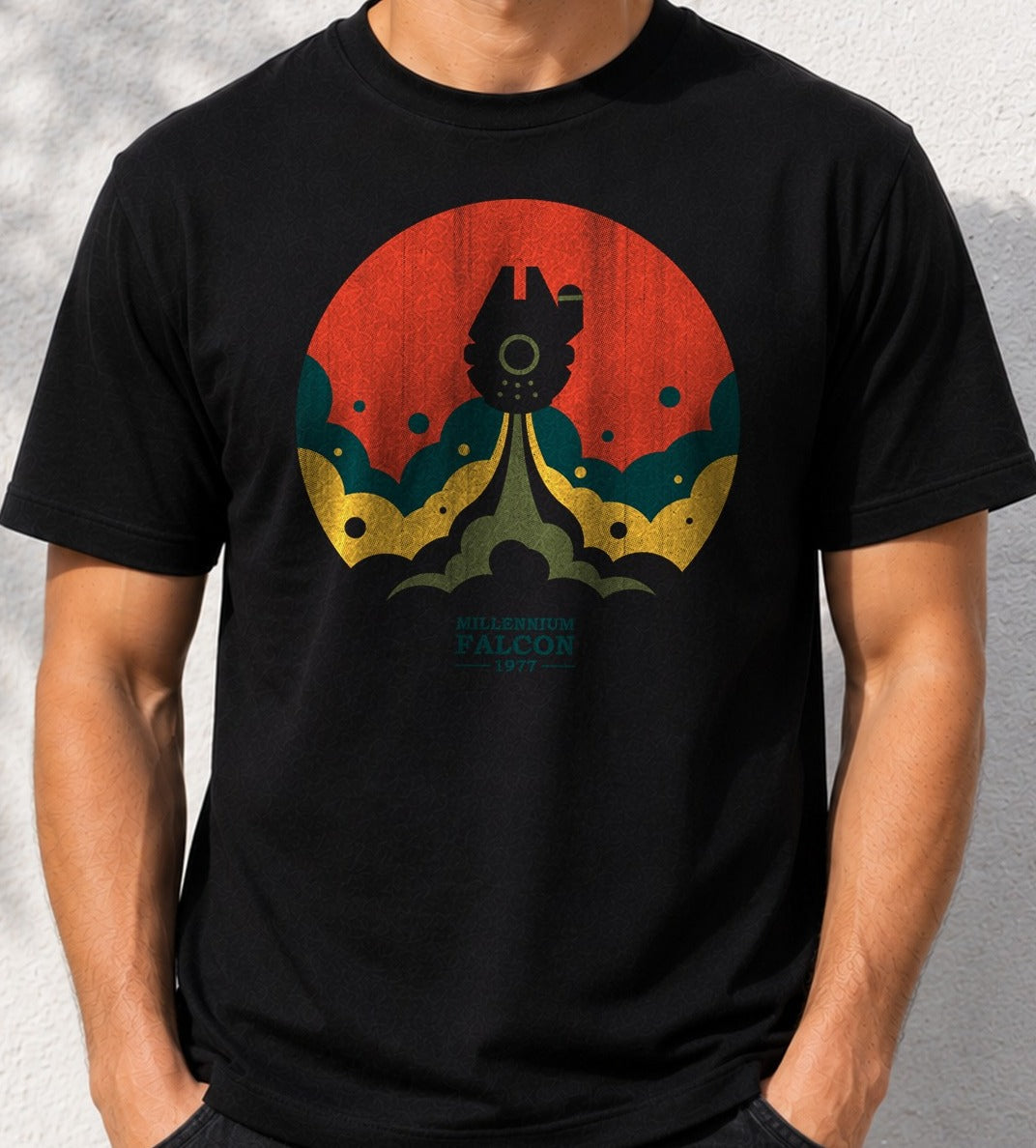 Camiseta The Falcon – Star Wars (negra)