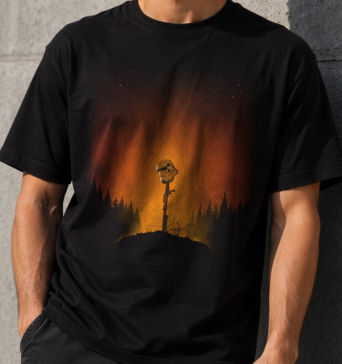 Camiseta The Fall of the Empire – Star Wars (negra)