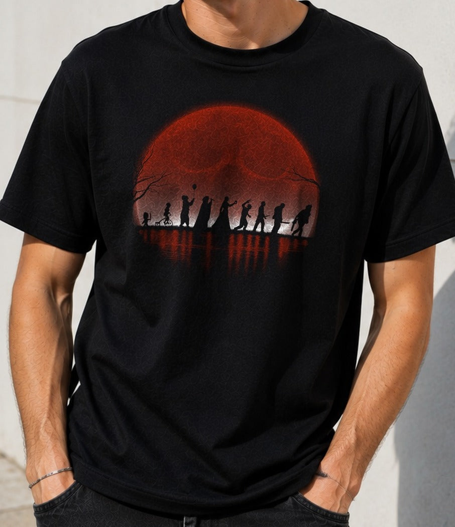 Camiseta The Fellowship of the Horror – Iconos del Terror (negra)
