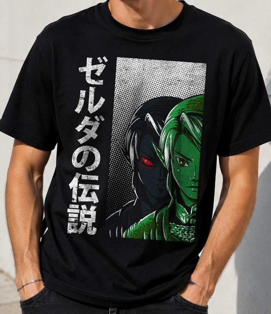 Camiseta The Hero of Time – Zelda (negra)